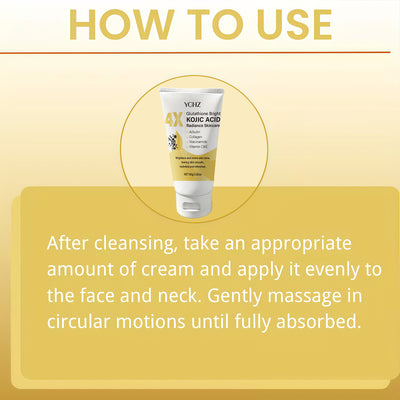 Kojic Acid Face Cream Evens Out Skin Tone